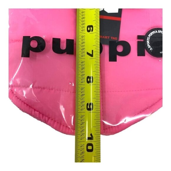 Puppia Winter Coat Harness Dog Cat Vest Pink Smart Tag Mountaineer II Puffer - Picture 5 of 12